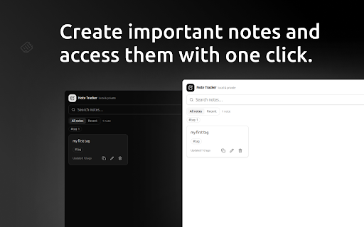 Note Tracker :: Fast, private, local-first note tracker with tags and instant search. All data stays in your browser.