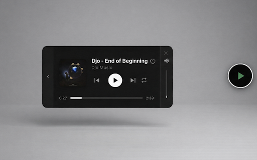Ghost Player Ultimate :: Control YouTube with a professional Spotify-style interface. Includes Auto-Skip and Follow Me features.