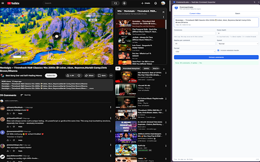 CommentLake — YouTube Comment Exporter :: Export YouTube comments and replies to CSV or JSON. Batch multiple videos. Captures timestamps and permalinks. Free.