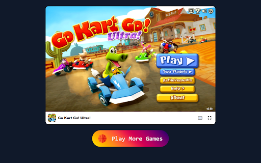 Go Kart Go! Ultra! - Racing & Two-Player & Action Game :: Experience high-speed go-kart racing with power-ups, exciting tracks, and thrilling two-player mode!