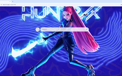 Mira KPop Demon Hunters Live Wallpaper :: Mira K-pop demon hunter with pink hair, cyan blade in dynamic neon blue atmosphere.