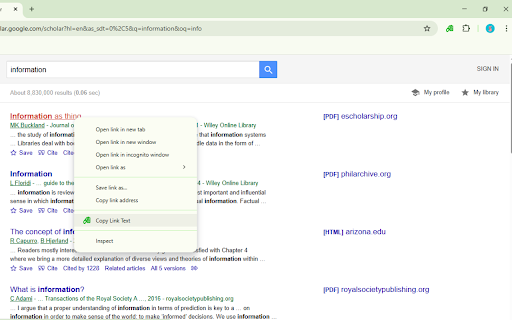 Copy Link Text :: Quickly copy the visible text of any link via right-click. Simple, fast, and works on any website.