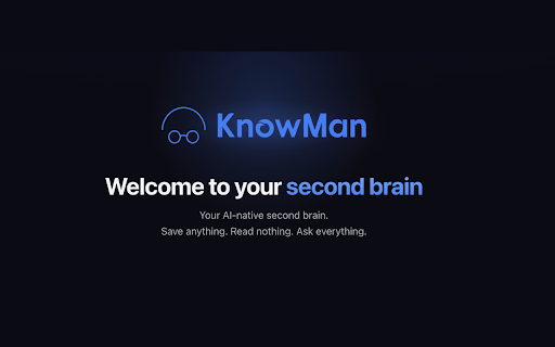 KnowMan - Save to Read Later :: Save articles, organize with tags, read later. One-click saving from any webpage.