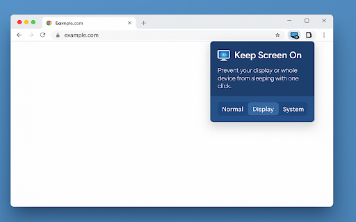 Keep Screen On :: Prevent your display or whole device from sleeping with one click.