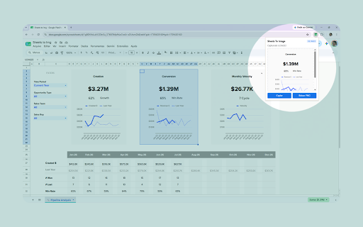 Sheets To Image :: Capture your selected Google Sheets cell range as a PNG or export it as Excel — copy, download, or preview it, entirely on-device.