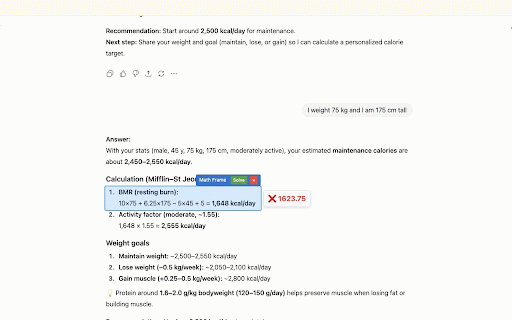 pheebo - AI math checker :: Free math solver for ChatGPT & Claude. Verify AI answers. Selection mode free, automatic pro.