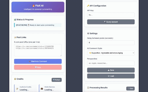 FlaX AI :: A powerful AI tool that automates commenting using AI