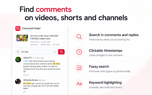 Comment Finder for YouTube :: Search comments on any YouTube Video, Short or Channel.