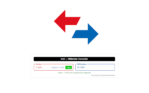 inch ↔ mm Converter :: Convert between inches and millimeters instantly.