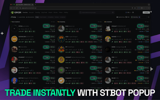 STBot - Solana Trading Bot :: SolTradingBot Extension - Snipe, Trade, and Manage Wallets Instantly on Solana