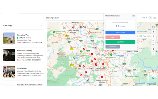 GMap Data Extractor & Scraper-B2B Leads Free :: The top Gmap Data Extractor and Gmap Data Scraper. Instantly scrape B2B business leads from maps directly to CSV.