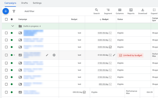 Venon: Ad Tracking :: Shows your Venon tracking data in the ads dashboard.