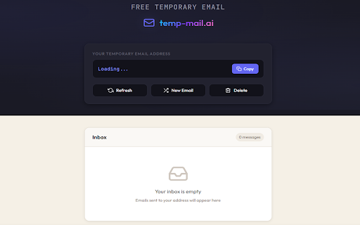 Temp Mail - Disposable Email Address :: Protect your email from spam with free temporary email addresses. Generate disposable emails instantly without registration.