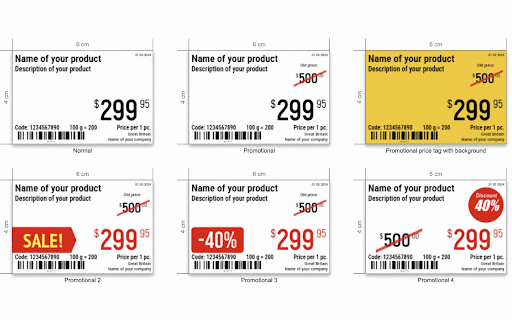 Price Tag Maker :: Create professional price tags and labels directly in your browser.