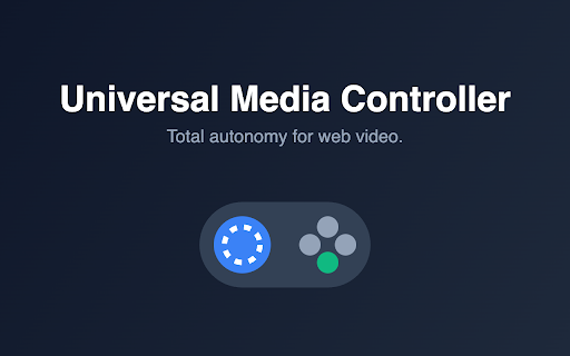 Universal Media Controller :: Transform your Xbox or PlayStation controller into a wireless mouse and precision jog-wheel for any web video.
