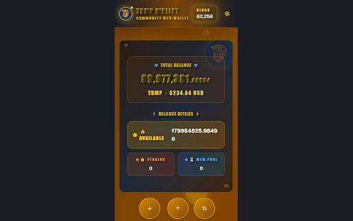 TrumPOW Wallet :: A non-custodial cryptocurrency wallet for TrumPOW