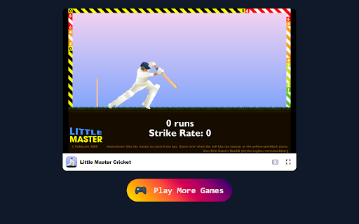 Little Master Cricket - Master batting and score big! :: Experience cricket excitement with Little Master Cricket - an addictive batting challenge for all!