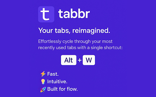 tabbr :: Slick tab management