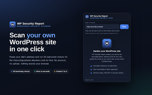 WP Security Report :: Secure your Wordpress site with WP Security Report