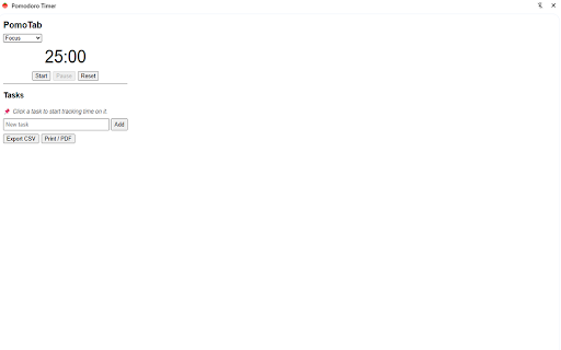 Pomodoro Timer :: Pomodoro timer directly accessible in your browser.