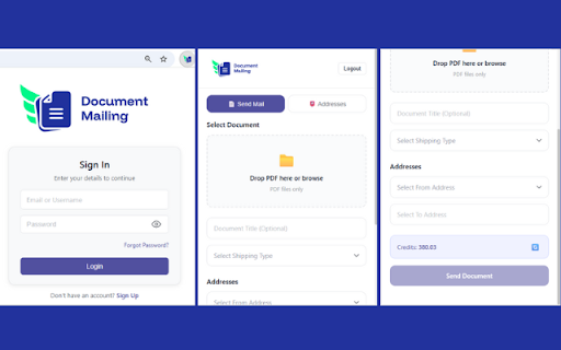 Send Physical Mail using OnlineCheckWriter :: Official OnlineCheckWriter Chrome extension for mailing PDF documents - simple, secure, and efficient