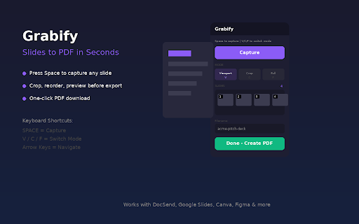 Grabify :: Capture slides and web pages to PDF or PowerPoint in seconds