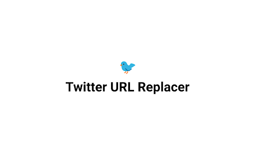 Twitter URL Replacer :: Replace Twitter/X URLs with alternative domains when sharing links