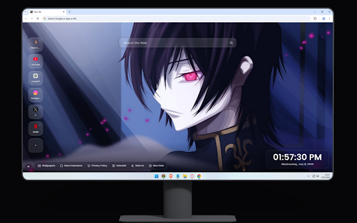Code Geass Wallpaper – Mecha Anime Backgrounds :: Rule your browser with epic Lelouch Lamperouge and high-tech mecha backgrounds on every new tab.