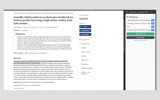 ScholarScrape - Systematic Review Extractor :: Extract academic data, research tables, and literature review references into structured CSV files.