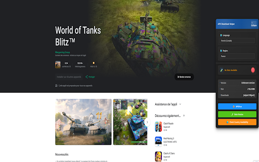 APK Google Play Helper :: Display APK data from third-party stores on Google Play pages and provide direct download buttons.