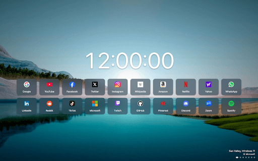 Edge New Tab :: Set the beautiful new tab page of Edge on Chrome.