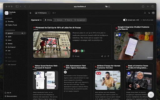 FeedLake :: Detect and follow RSS feeds on any website