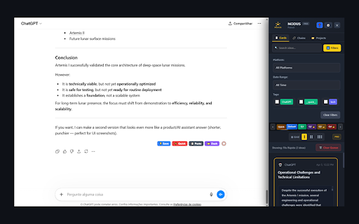NODUS - AI Idea Capture :: Capture, organize and reuse ideas from supported AI conversations in one organized workspace.