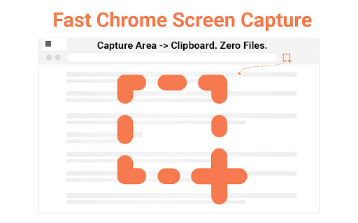 Fast Chrome Screen Capture :: Chrome screen capture made easy: a fast snipping tool to copy selected area and page URL to clipboard. No files, direct to buffer!
