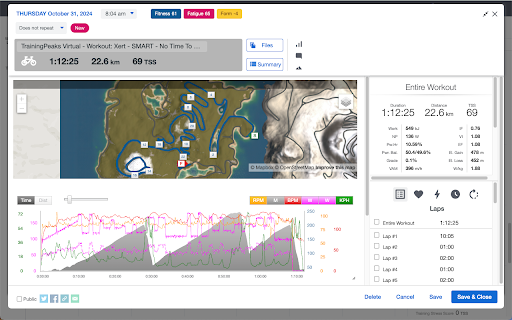 TrainingPeaks Virtual Map Overlay :: Overlay TrainingPeaks Virtual satellite image over activity maps