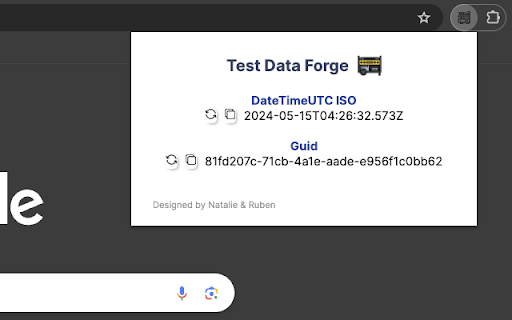 Test Data Forge :: A data generator for fast manual testing!