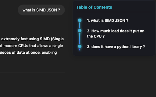 ChatGPT Table of Content :: Adds a Table of Contents to ChatGPT.com
