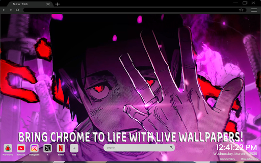 Yuta Okkotsu Curse Spirit Live Wallpaper :: Perfect for fans of dark fantasy anime, supernatural power visuals, and intense character transformations.