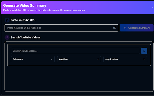 Free Video and Webpage Summarizer :: Get an instant summary of any YouTube video or webpage free using AI