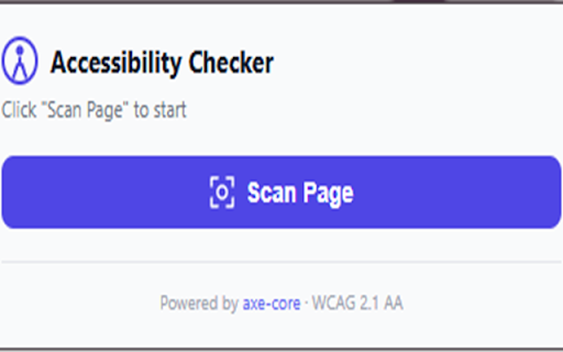 Accessibility Checker — WCAG, ADA & EAA Compliance :: One-click accessibility audit for any webpage. Find WCAG 2.1 violations, get fix suggestions, and check ADA/EAA compliance.