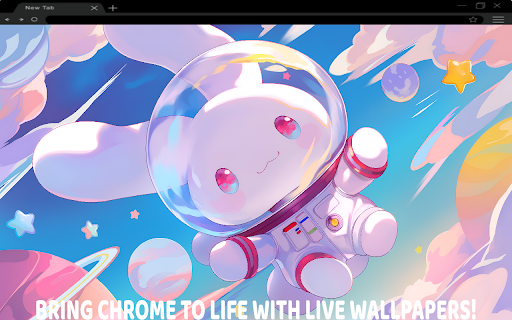 Cinnamoroll Space Adventure Pastel Live Wallpaper :: Float through the cosmos with Cinnamoroll in this dreamy pastel space-themed live wallpaper!