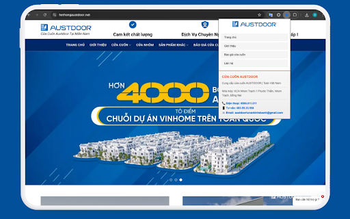 Hệ Thống Austdoor - Truy cập nhanh :: Truy cập nhanh thông tin về cửa cuốn Austdoor