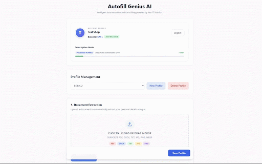Instant Autofill Engine :: Simplify data entry with Instant Autofill Engine. Map info from files to web forms instantly for professional data management.
