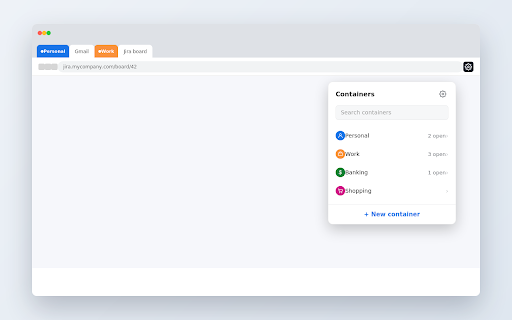 Container Tabs :: Separate logins into color-coded containers, like Firefox Multi-Account Containers, built for Chrome.