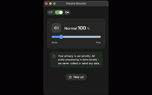 Sound Booster - increase volume up :: Boost audio on any tab with powerful volume control, bass boost, and equalizer. Perfect for videos, music, and more.
