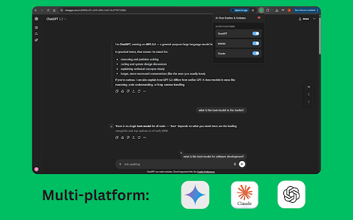 Chat Collapse & Outline for ChatGPT, Gemini, Claude :: Automatically generate a Table of Contents and collapse long responses for ChatGPT, Google Gemini, and Claude.