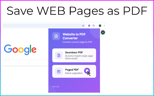 Website to PDF Converter :: One-click Website to PDF Converter easily convert website page to pdf online and save web page to desktop.
