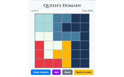 Queen's Domain: Logic Puzzle :: The ultimate logic puzzle for brain training. Perfect for logic lovers and puzzle enthusiasts