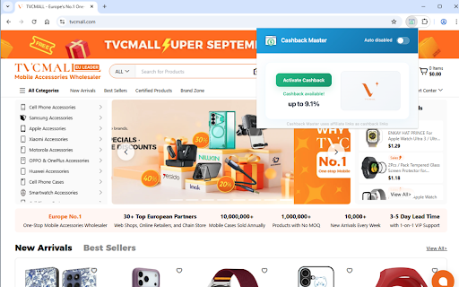 Cashback Master :: Save money and earn cashback automatically at thousands of online stores with Cashback Master. Simple, smart, secure.