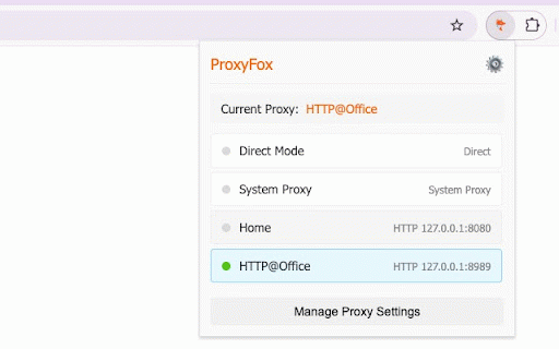 ProxyFox :: A simple and efficient proxy switching tool